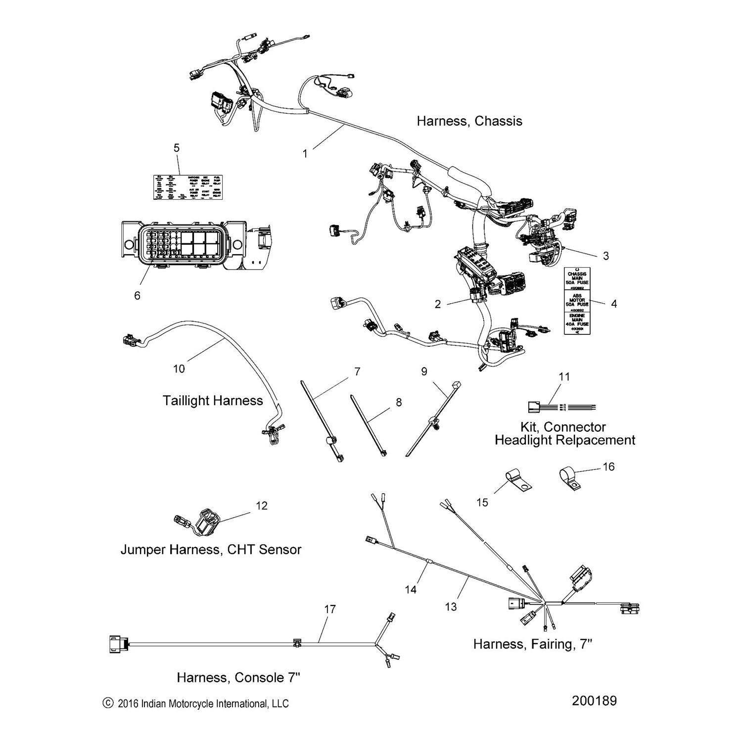 HARNESS, JUMPER, CHT SENSOR