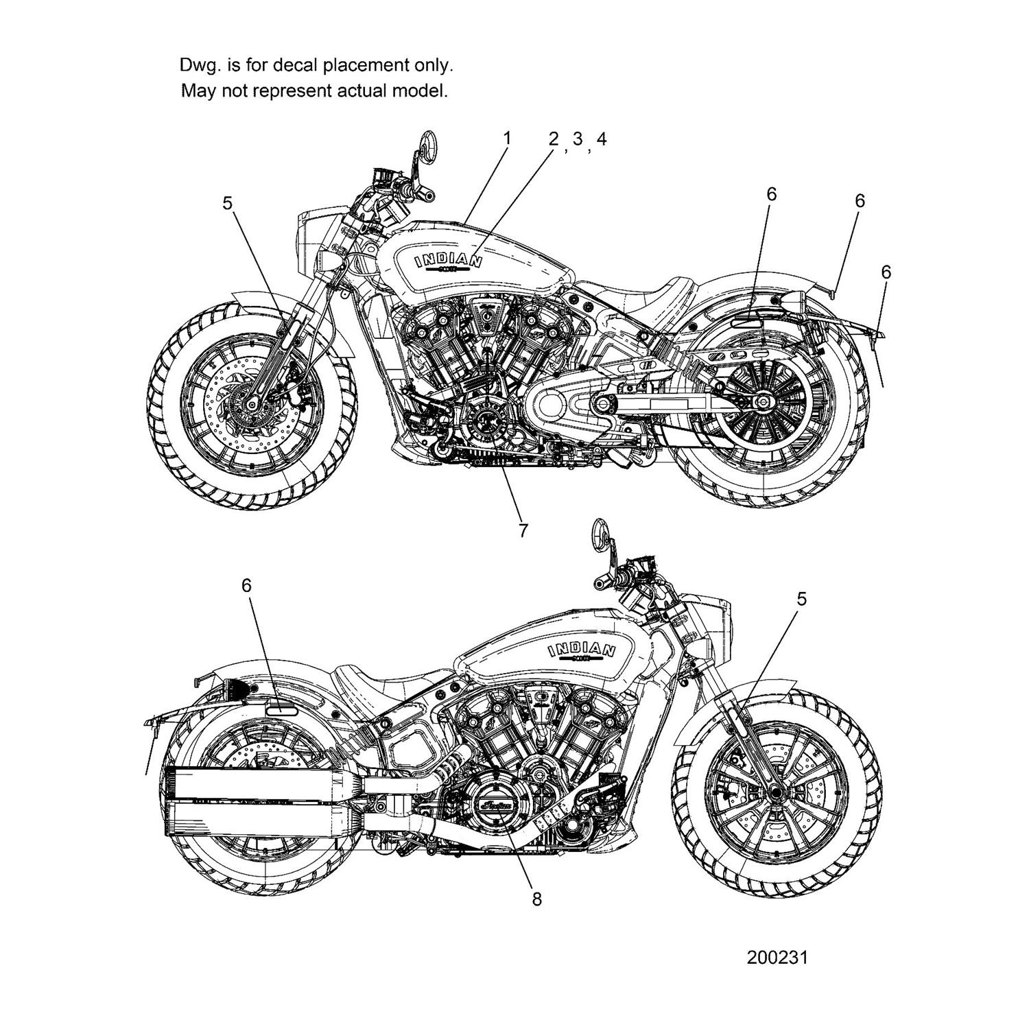 BADGE-TANK,INDIAN BLOCK [BOBBER ONLY]