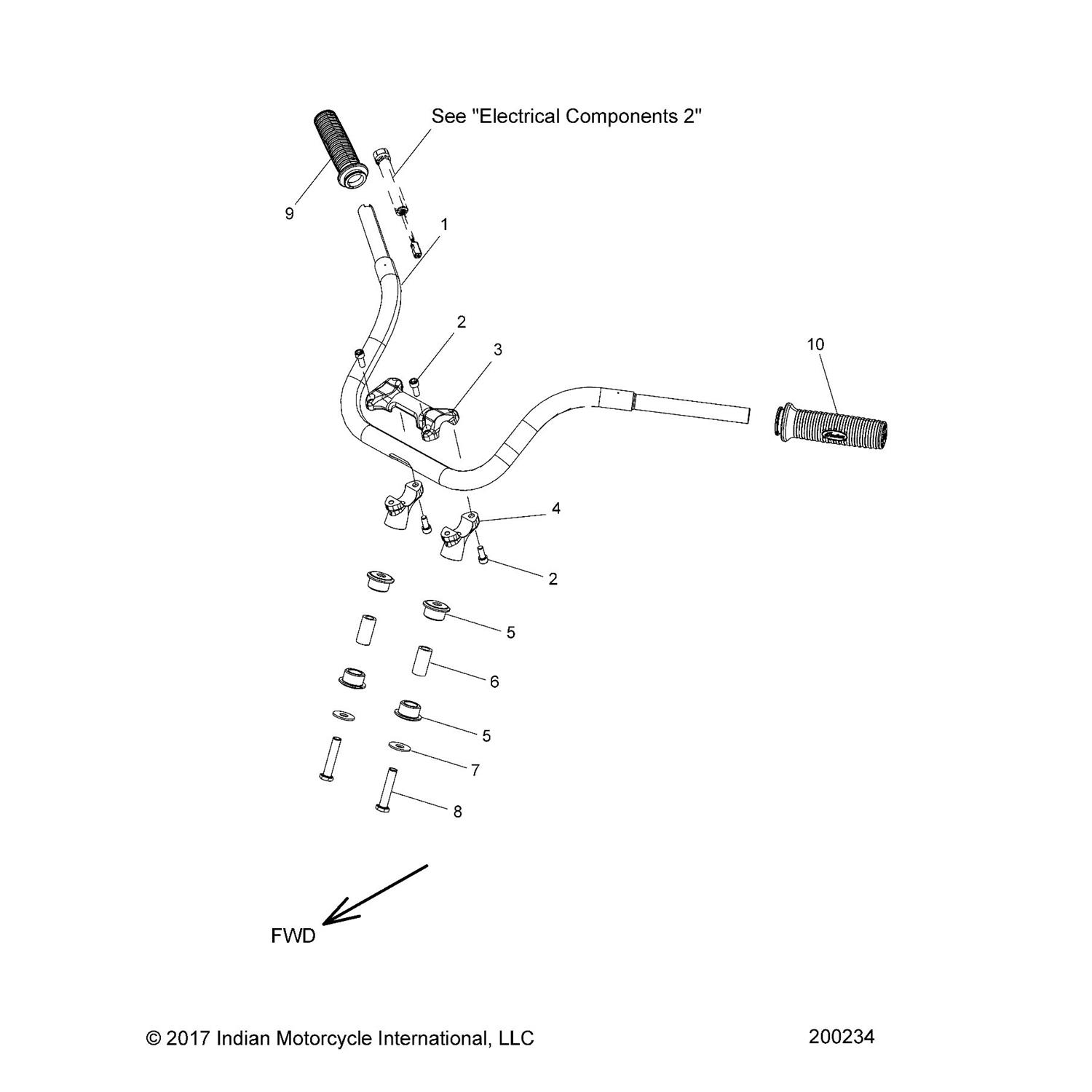 SPACER, HANDLEBAR