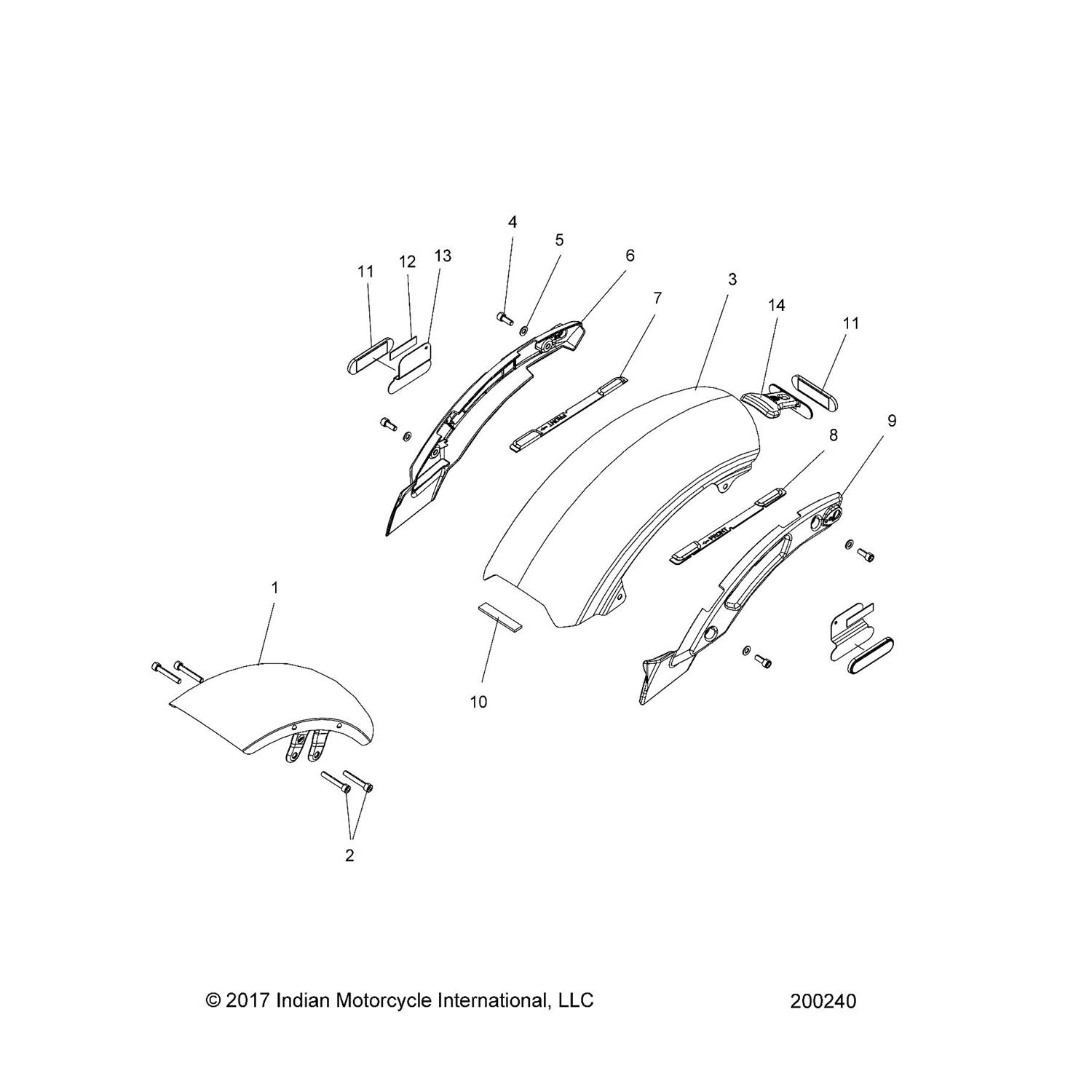 FENDER, BOB, REAR, DPWTRMET