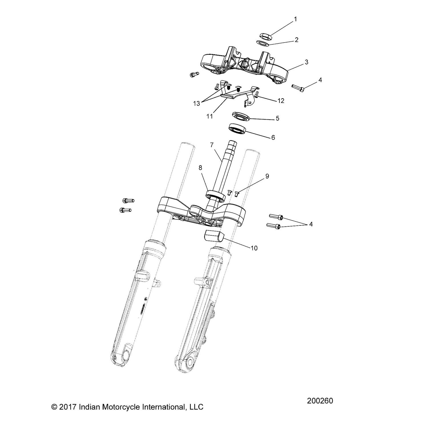 NUT, STEERING HEAD