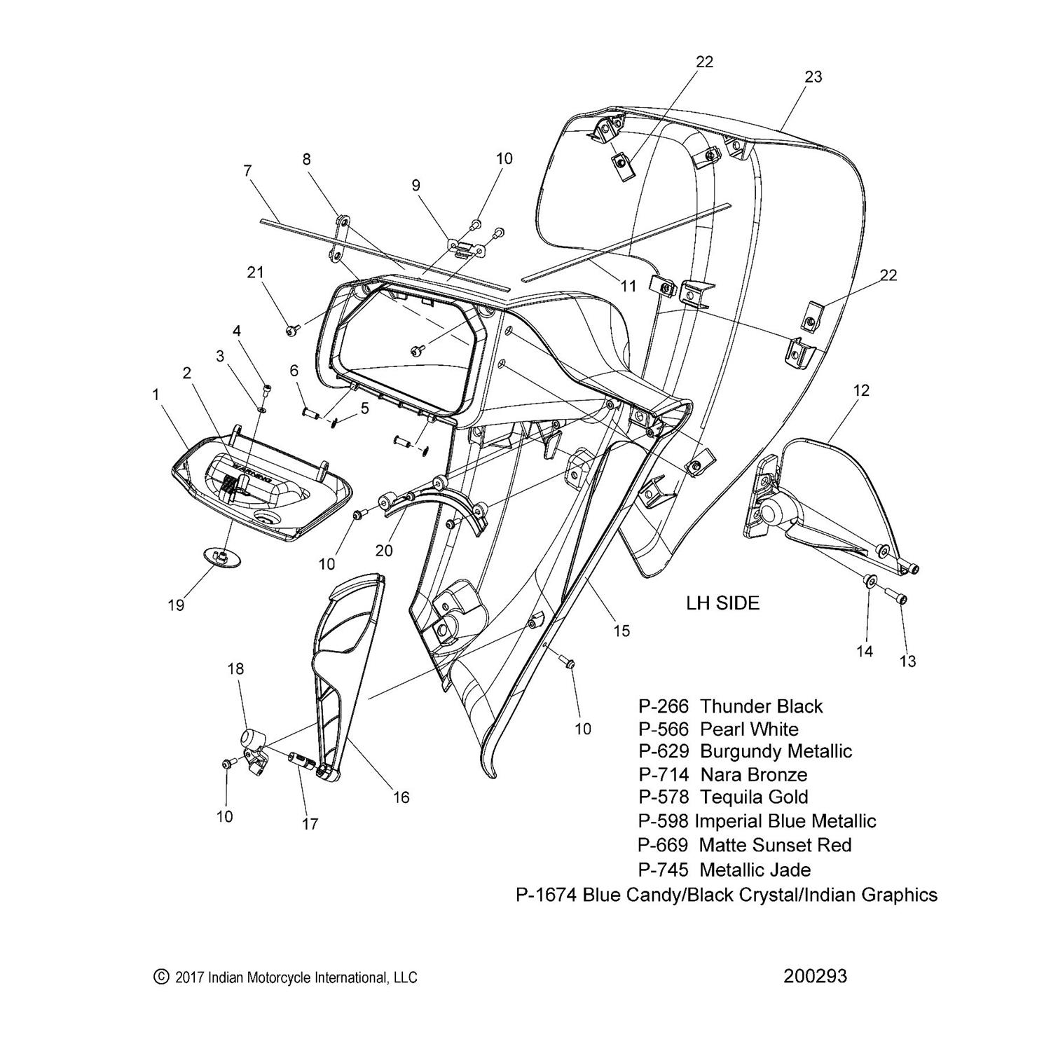 LATCH, STORAGE COMPARTMENT