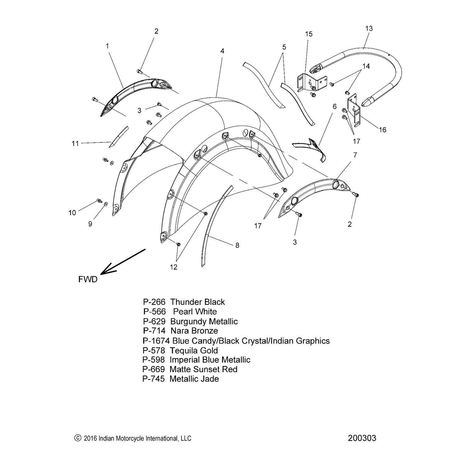 FENDER, REAR