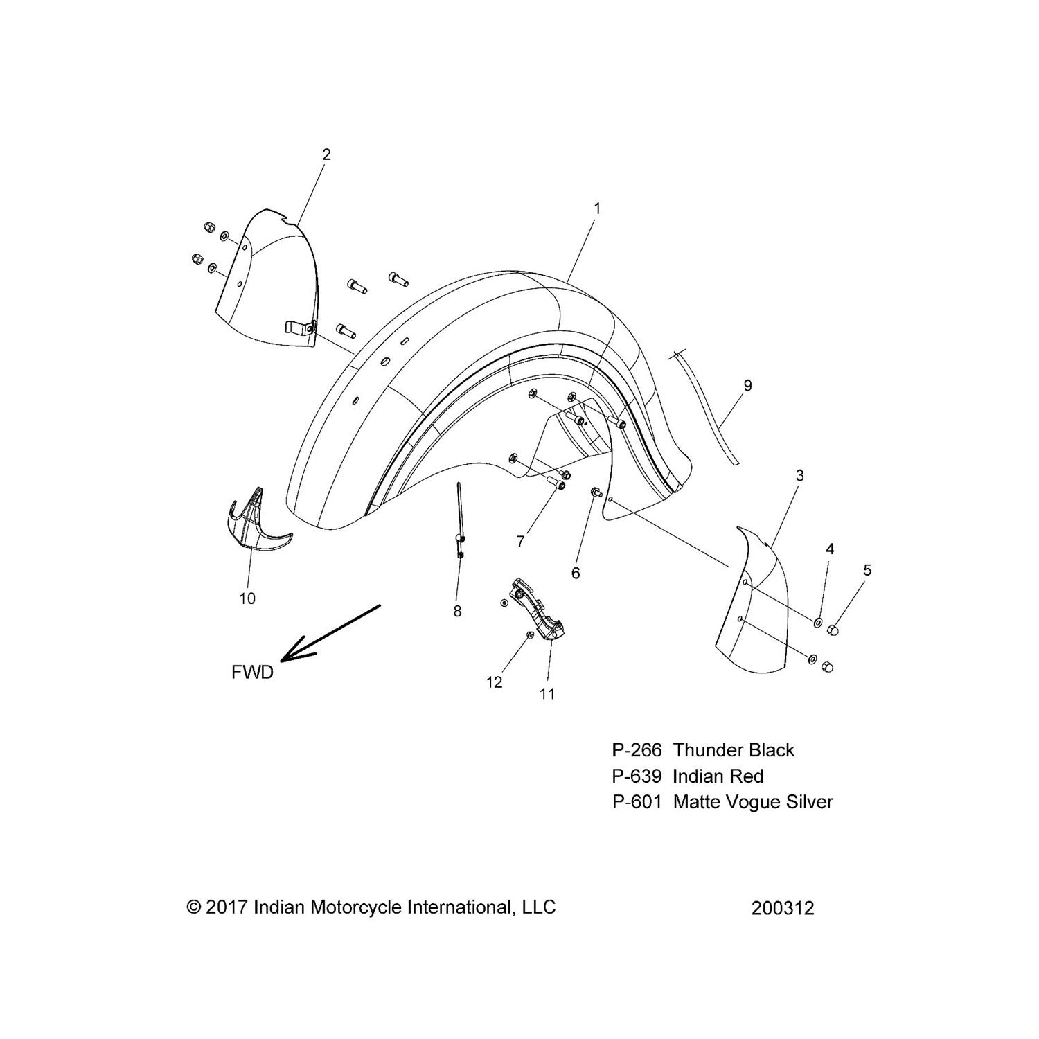 COVER, CALIPER, RH