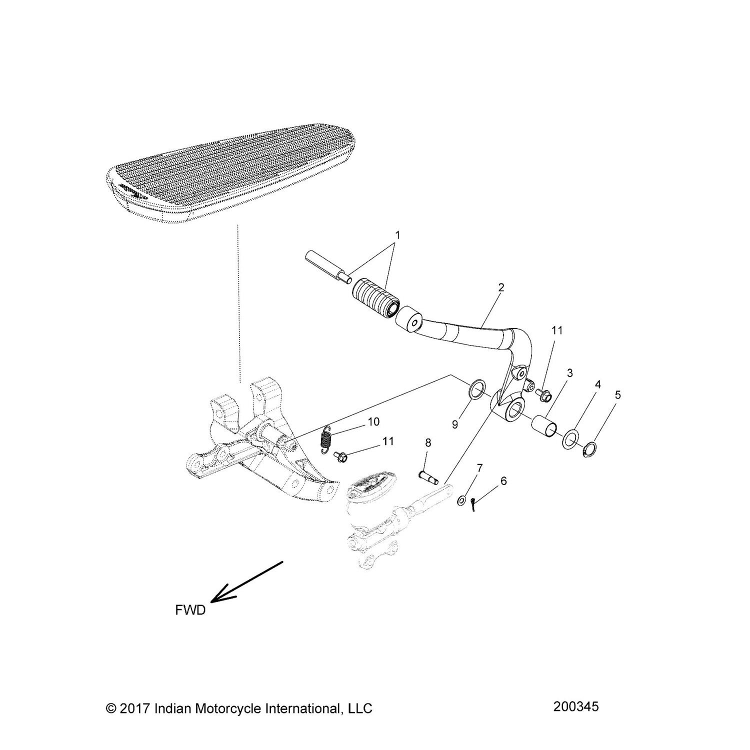 BEARING-SHIFT PEDAL