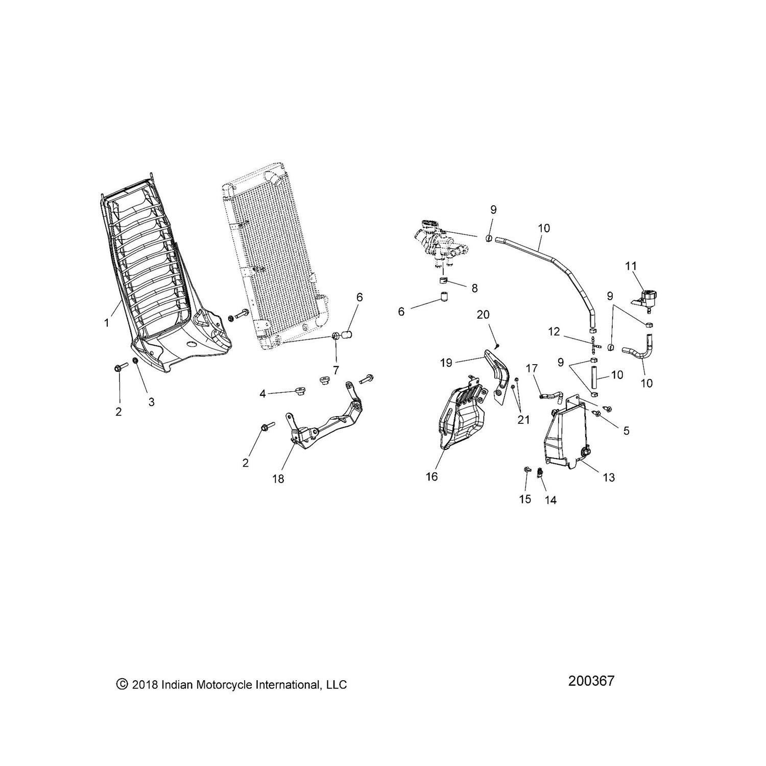 PLUG-RADIATOR, OIL LINE