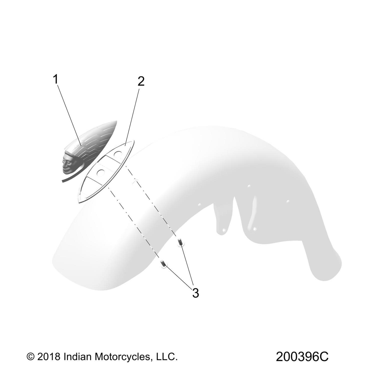 GASKET-HEADDRESS,19FENDER