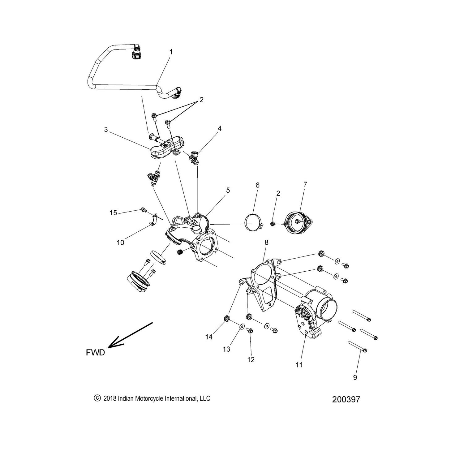 ADAPTOR, INTAKE MANIFOLD