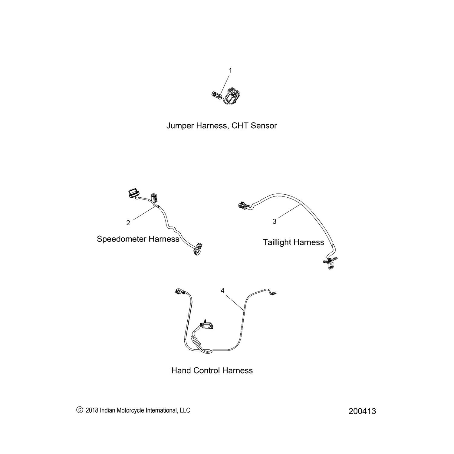 HARNESS, JUMPER, CHT SENSOR