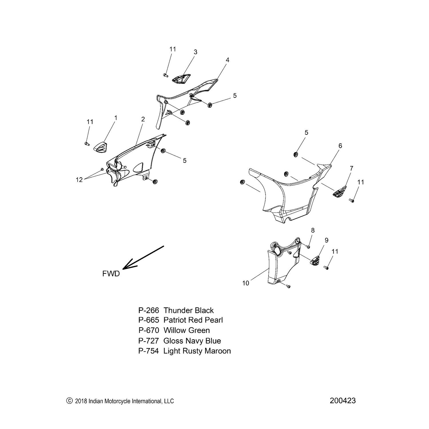 COVER-SIDE, LOWER, LH,WILLOGRN