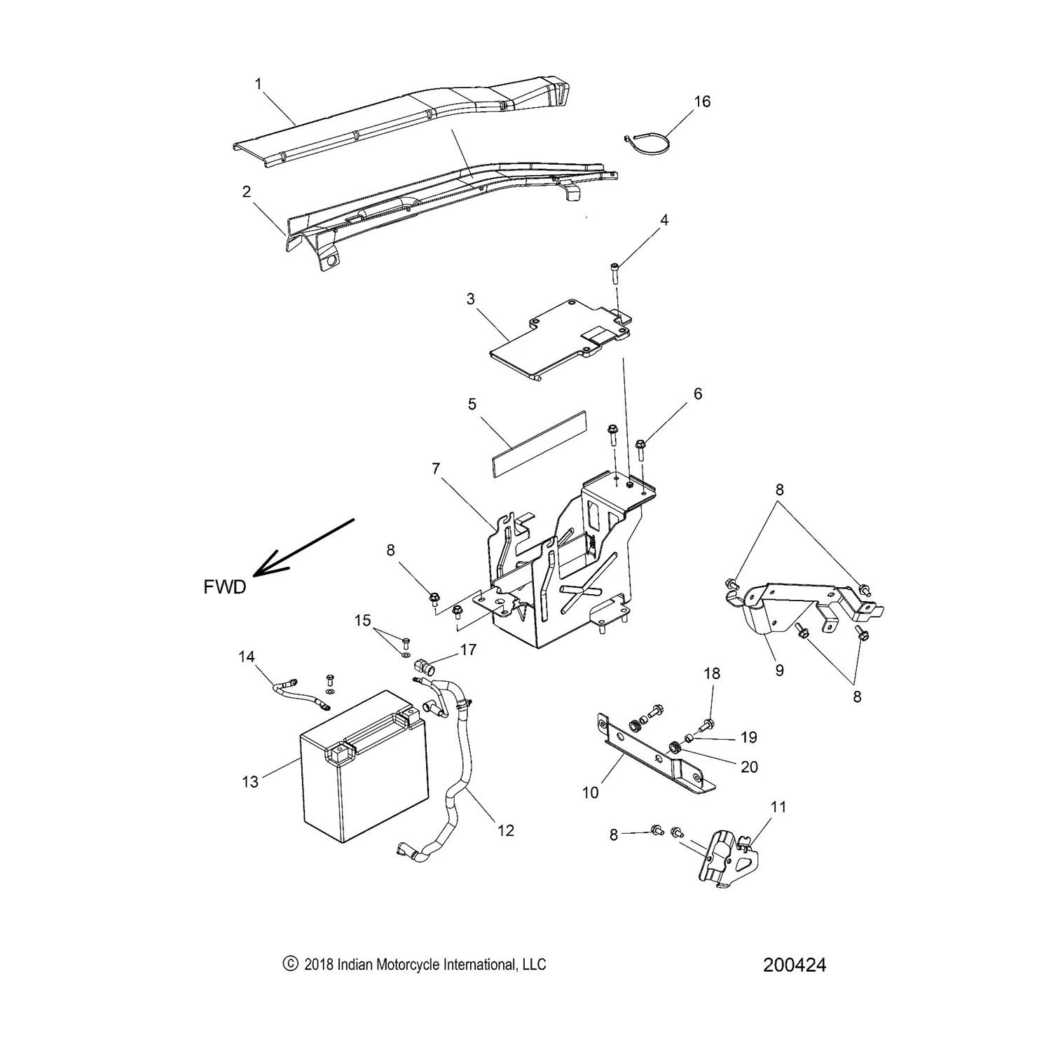 KIT, BATTERY BOLT