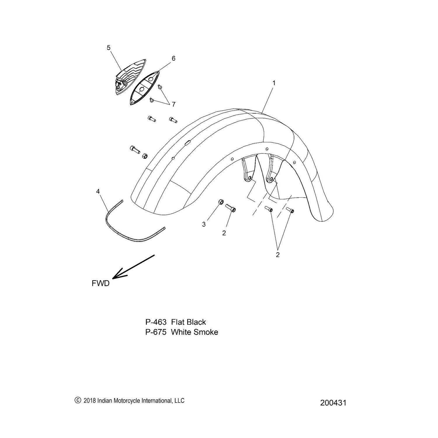 GASKET-HEADDRESS,19FENDER