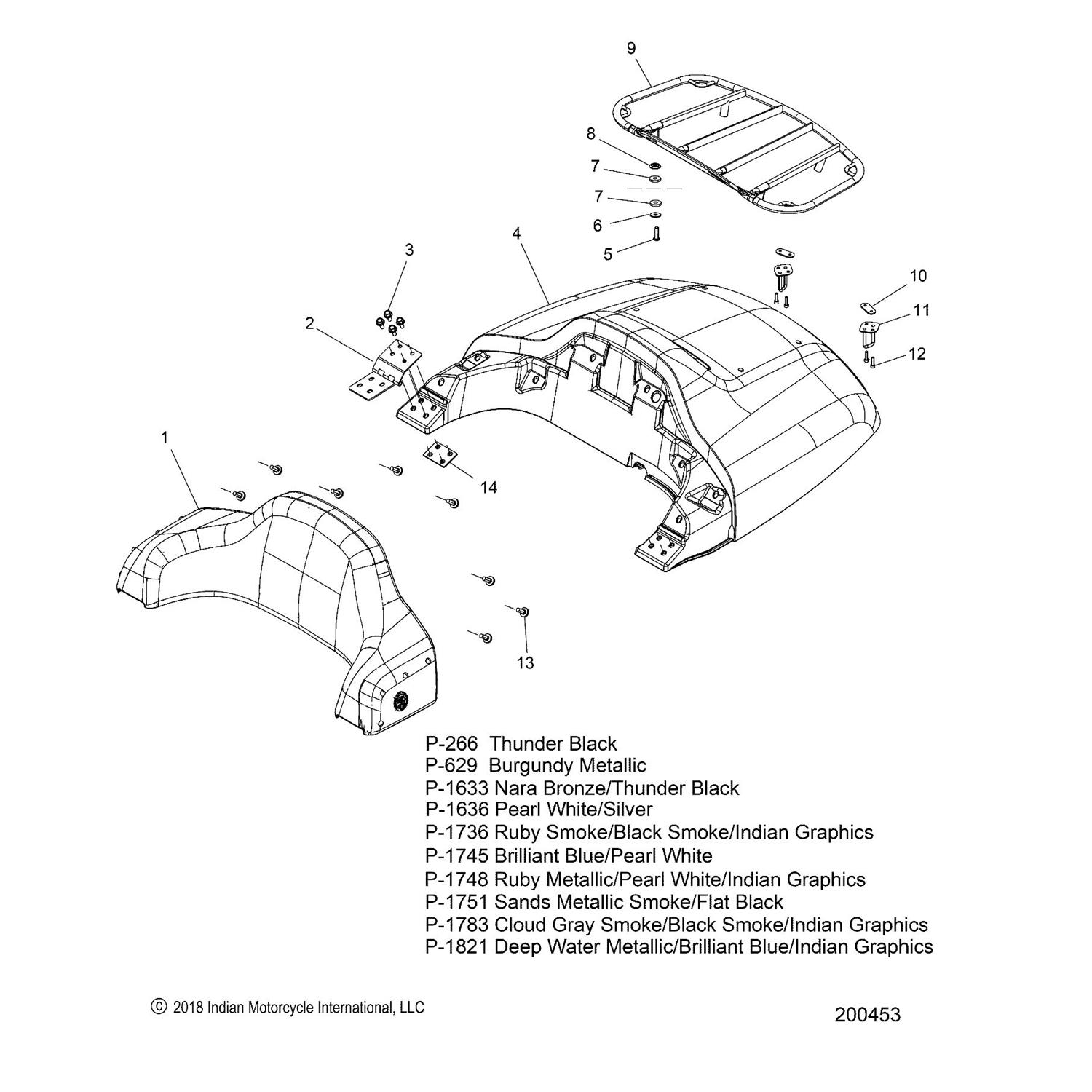 ASM., BACKREST, UPPER, TRUNK, BLK