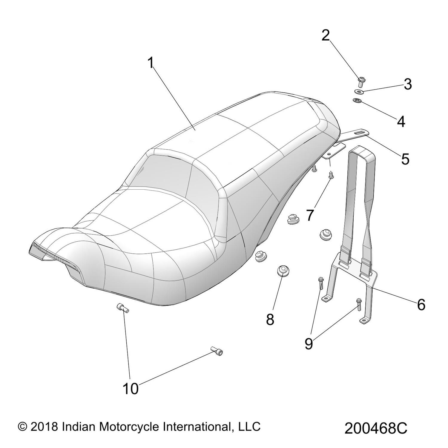 ASM., SEAT, GF, VINYL, BLK (INCL. 2-4,7,8)