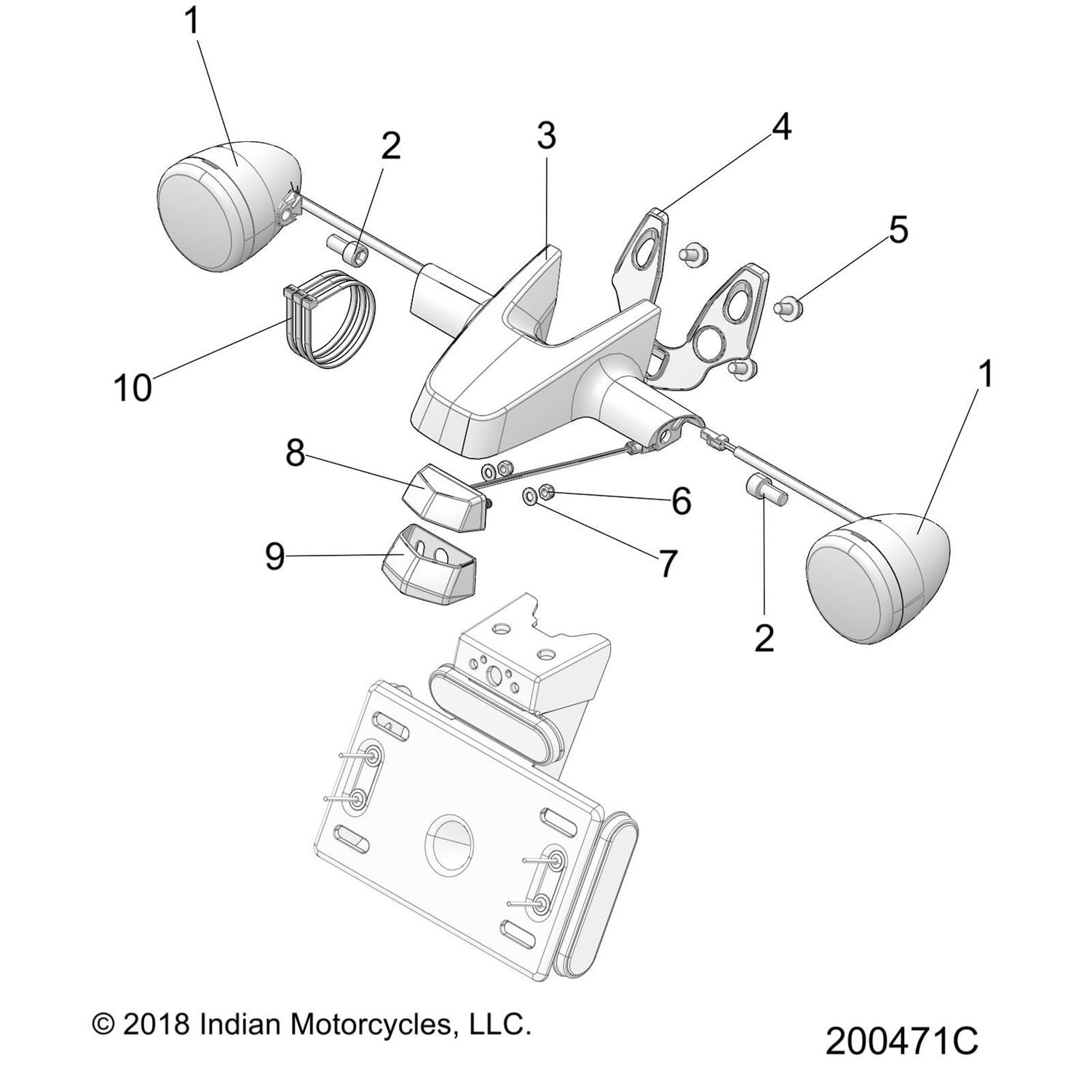 SIGNAL-TURN,REAR,NA,CHR