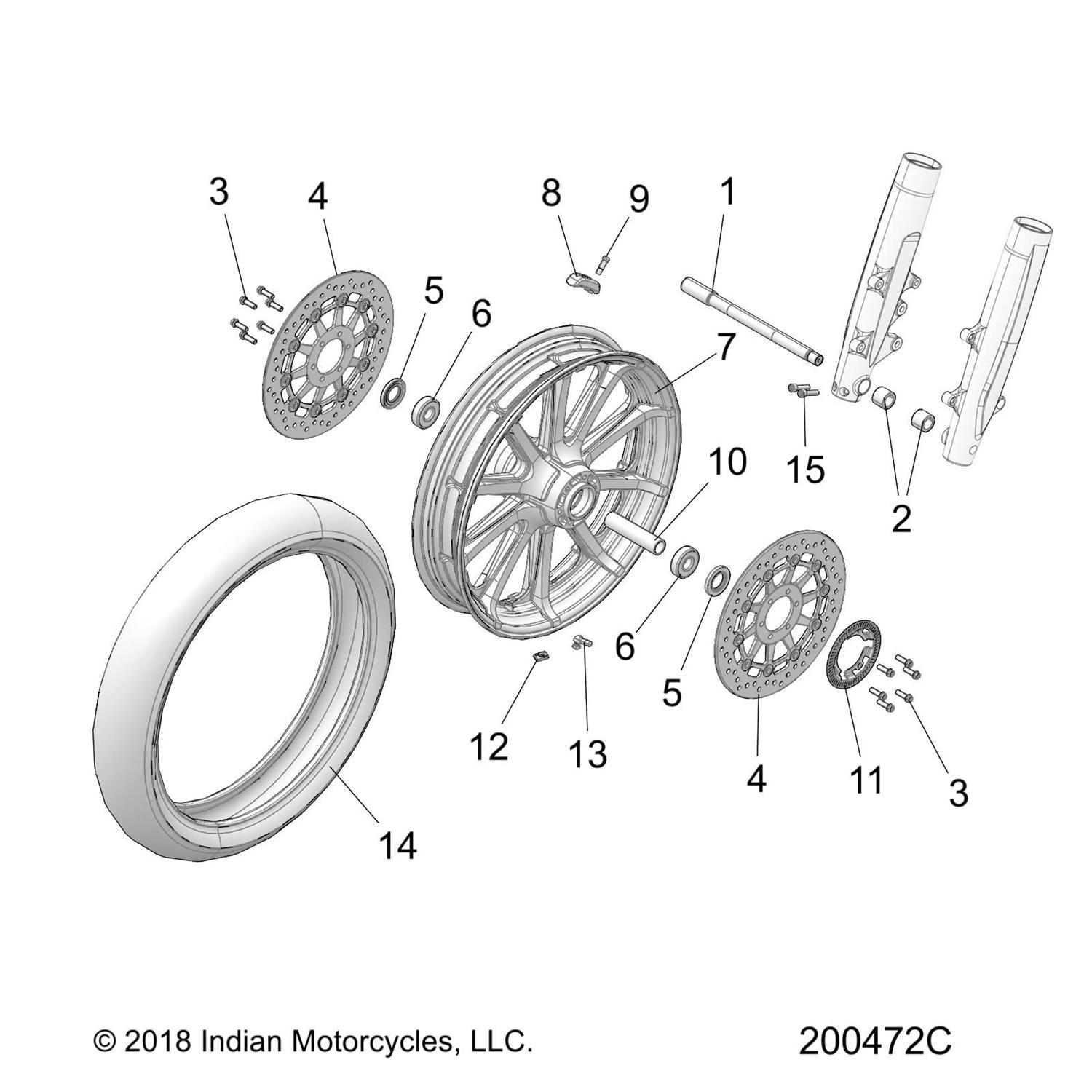 TIRE, FRONT, 130/60B/19