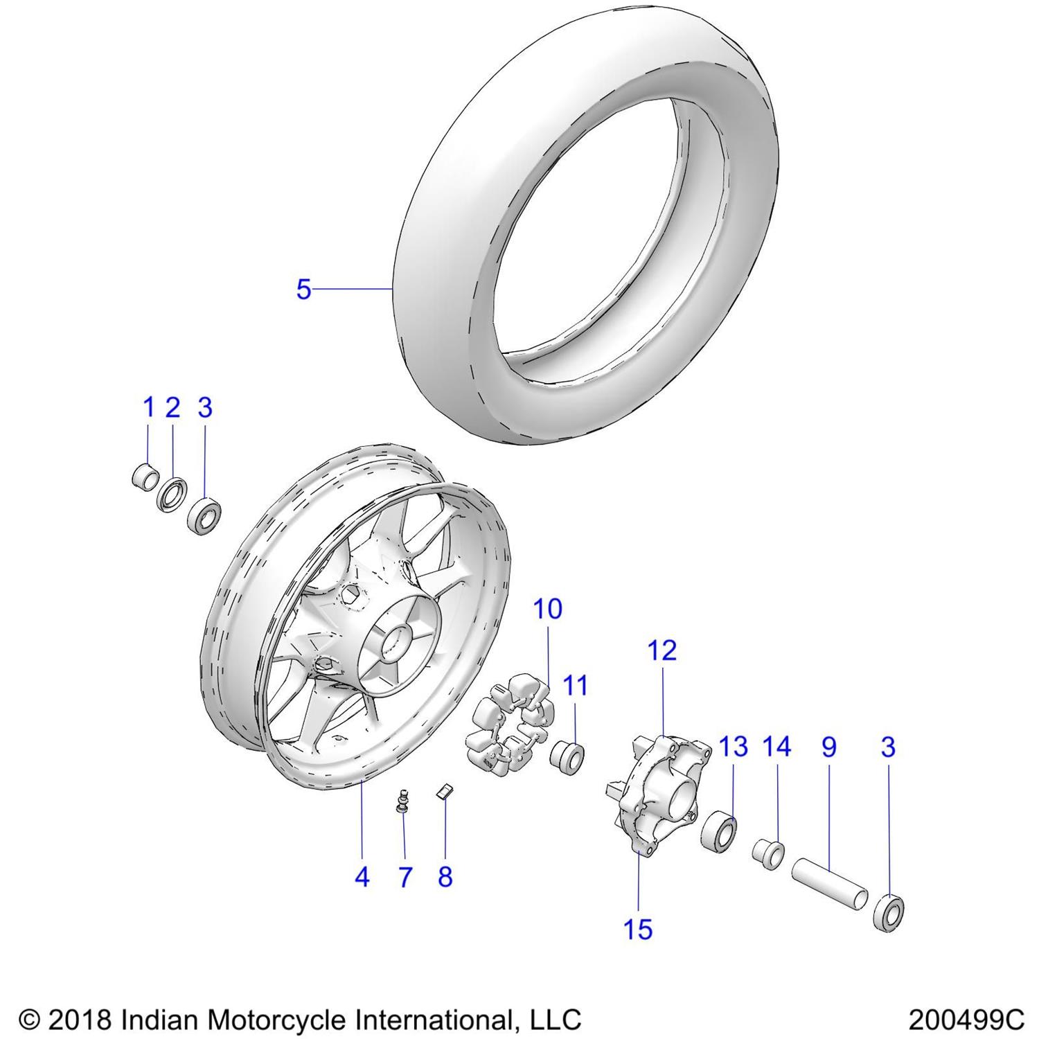 ASM, SPROCKET CARRIER, BLK [INCL: 11,12,13]