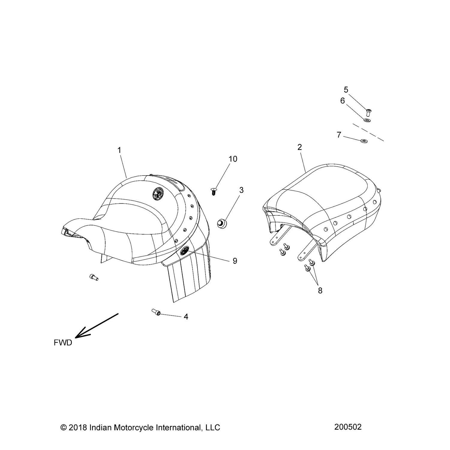 KIT, CONCHO REPLACEMENT [INCL. QTY. 1]