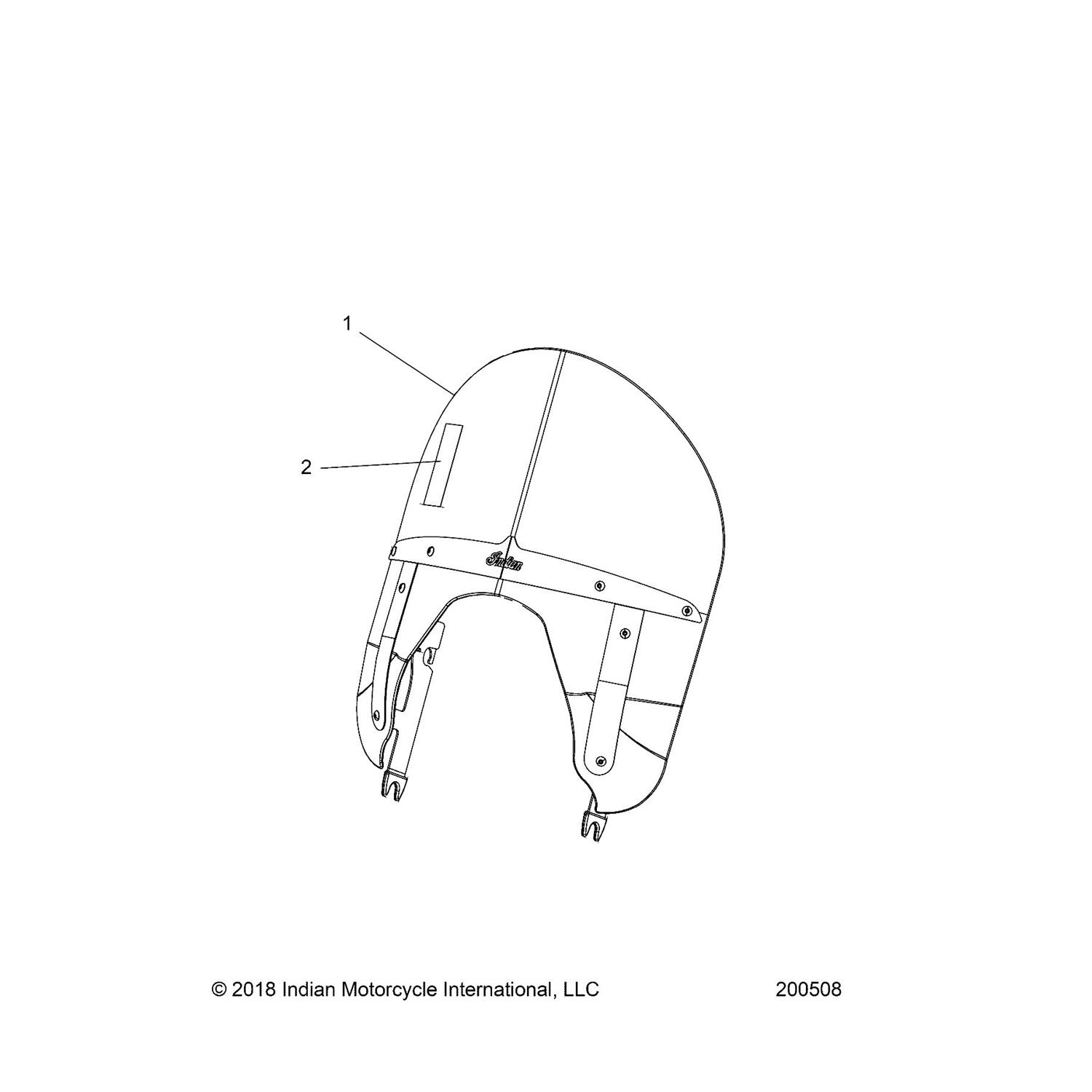 WINDSHIELD, LEXAN [WINDSHIELD ONLY]