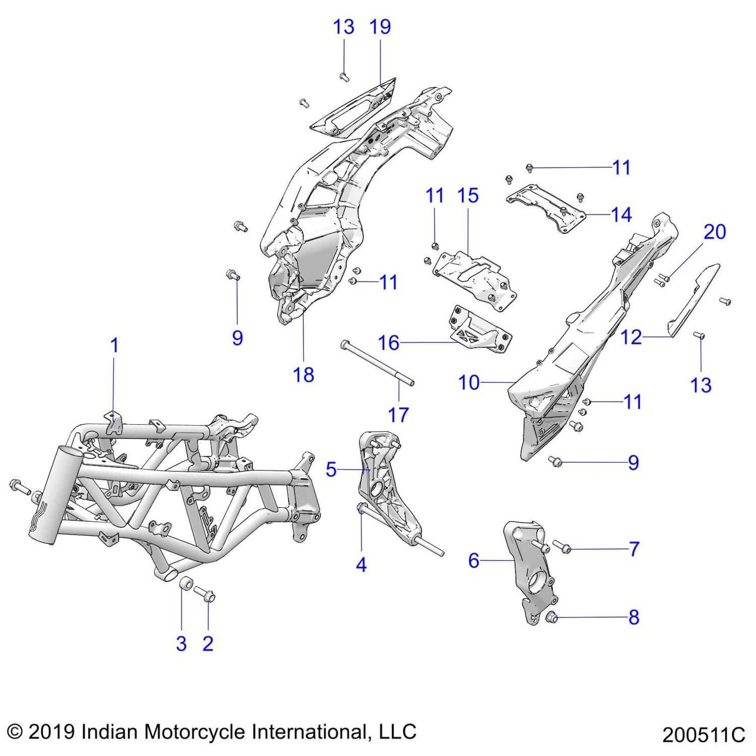 SCREW-HXHD-M12X1.75X210 8.8 ZPC