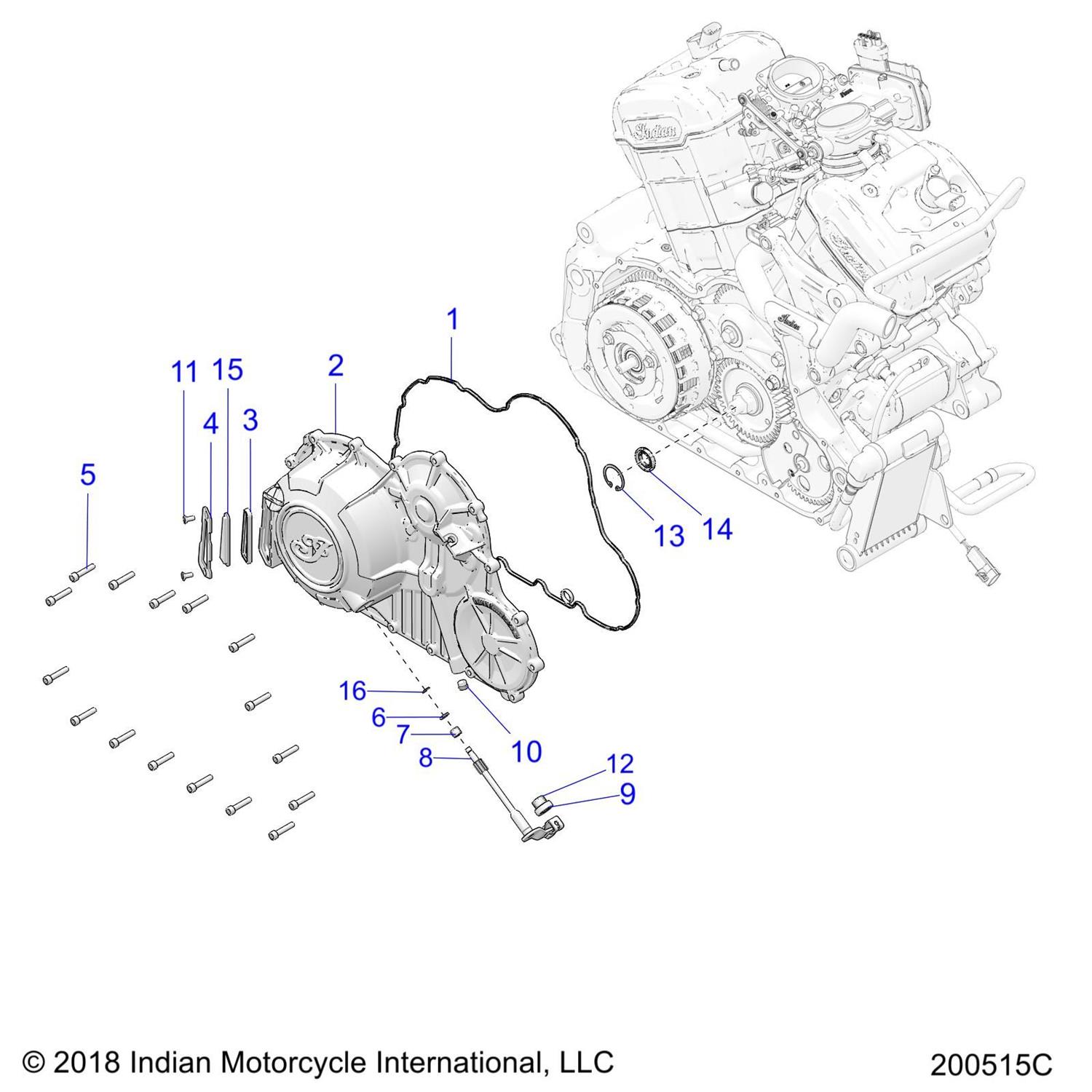 GASKET-PRIMARY COVER AP