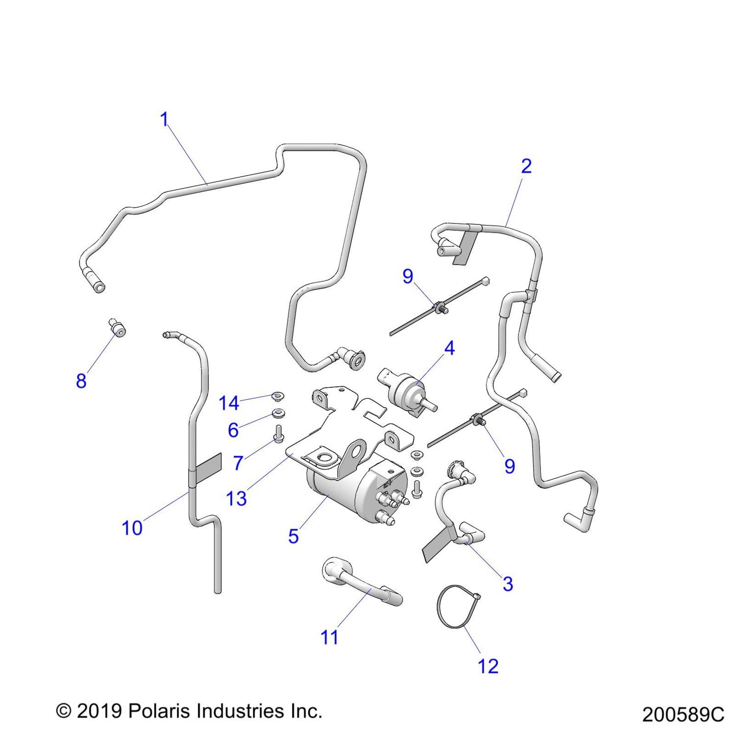 LINE, VENT TO CANISTER