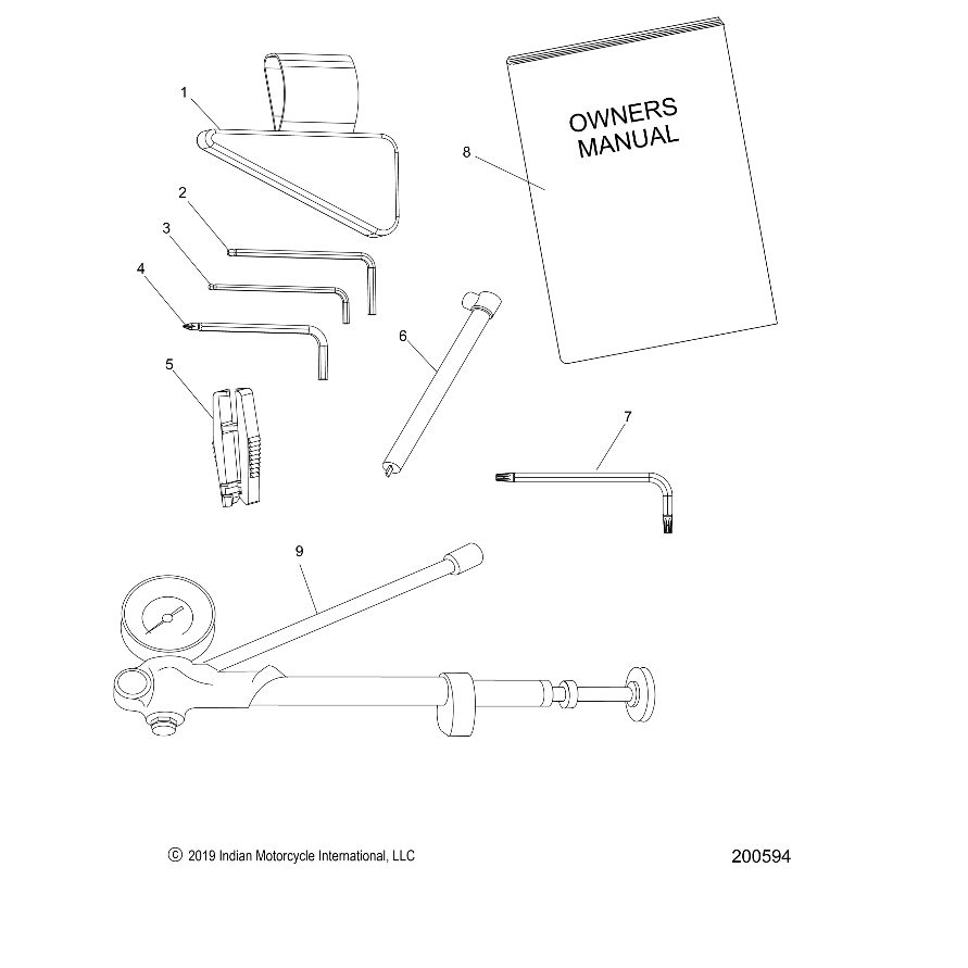 GAUGE, AIR PRESSURE