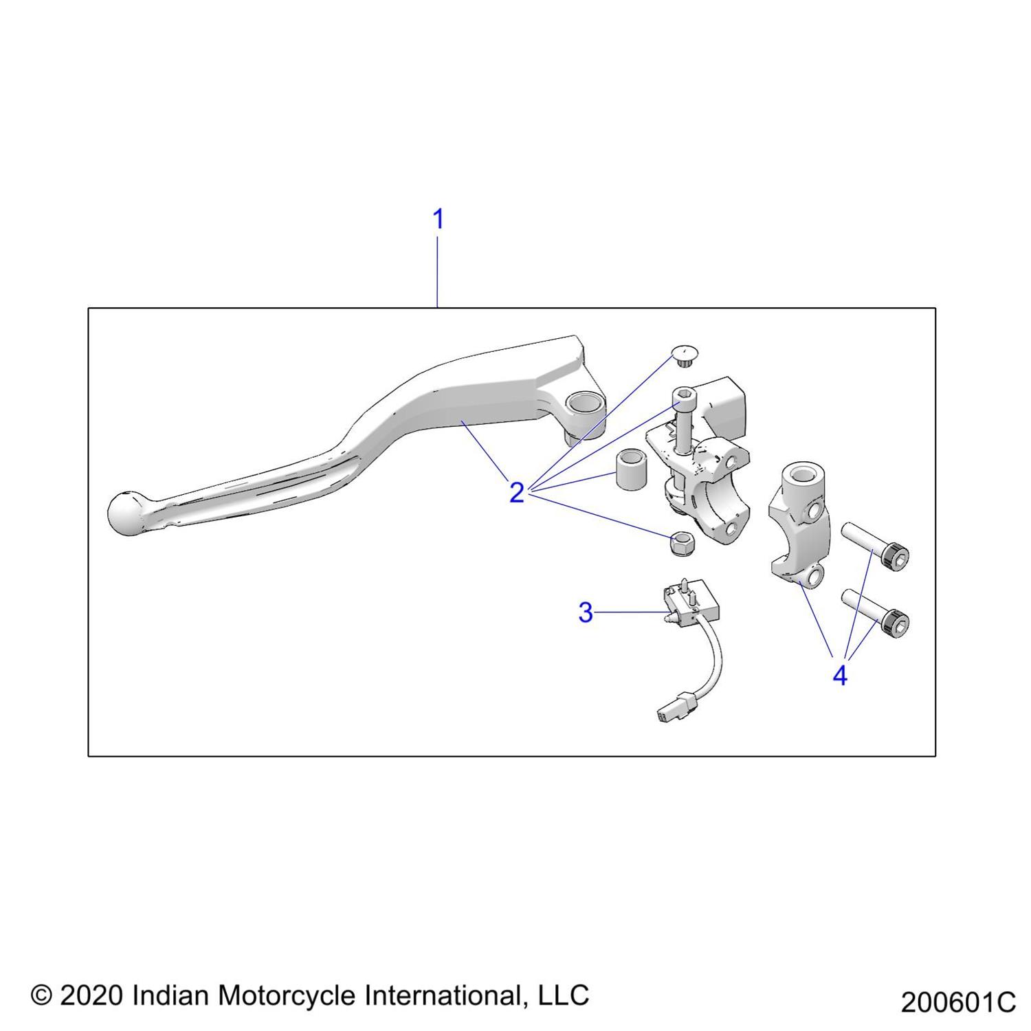 ASM-CLUTCH,BRKT,LEVER,BLK. [INCL. ALL]