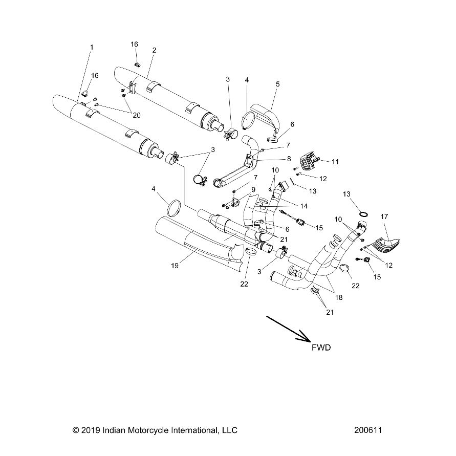 CLAMP, EXHAUST