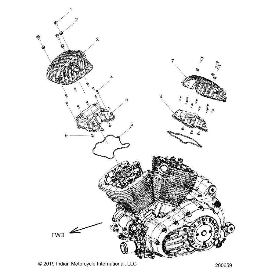 SEAL, ROCKER COVER