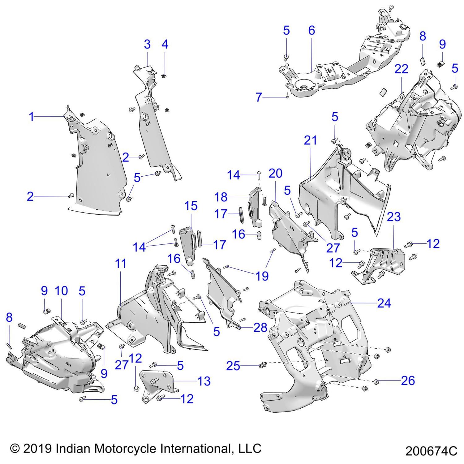 ASM., ENCLOSURE,DUCT,LH (INCL. 5(QTY 4),8,9,14,16-21) [TO 4/7/21]