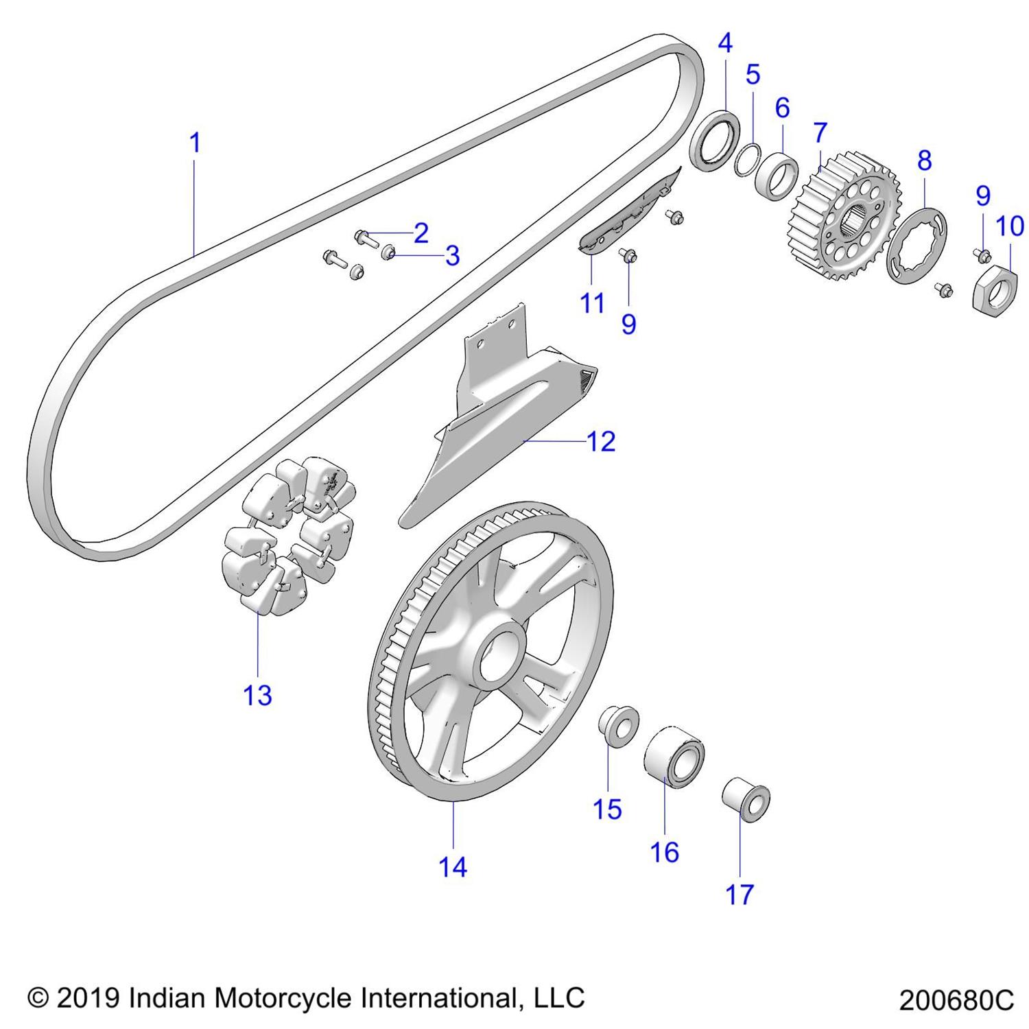 SPACER, DRIVE SPROCKET