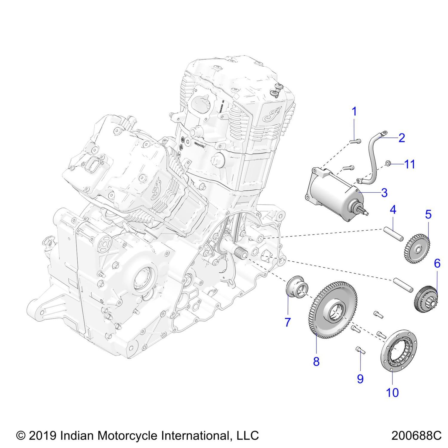 ASM., MOTOR,STARTER,BLK [FROM 4/8/20]