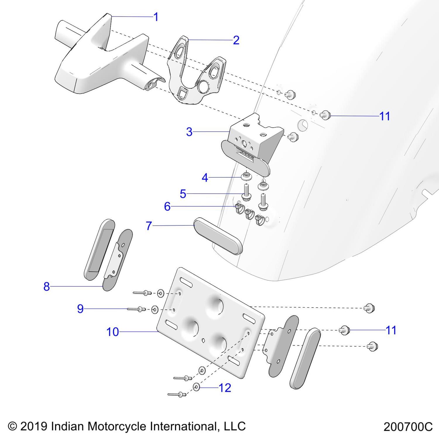 SLEEVE-TURNSIGNAL MOUNT