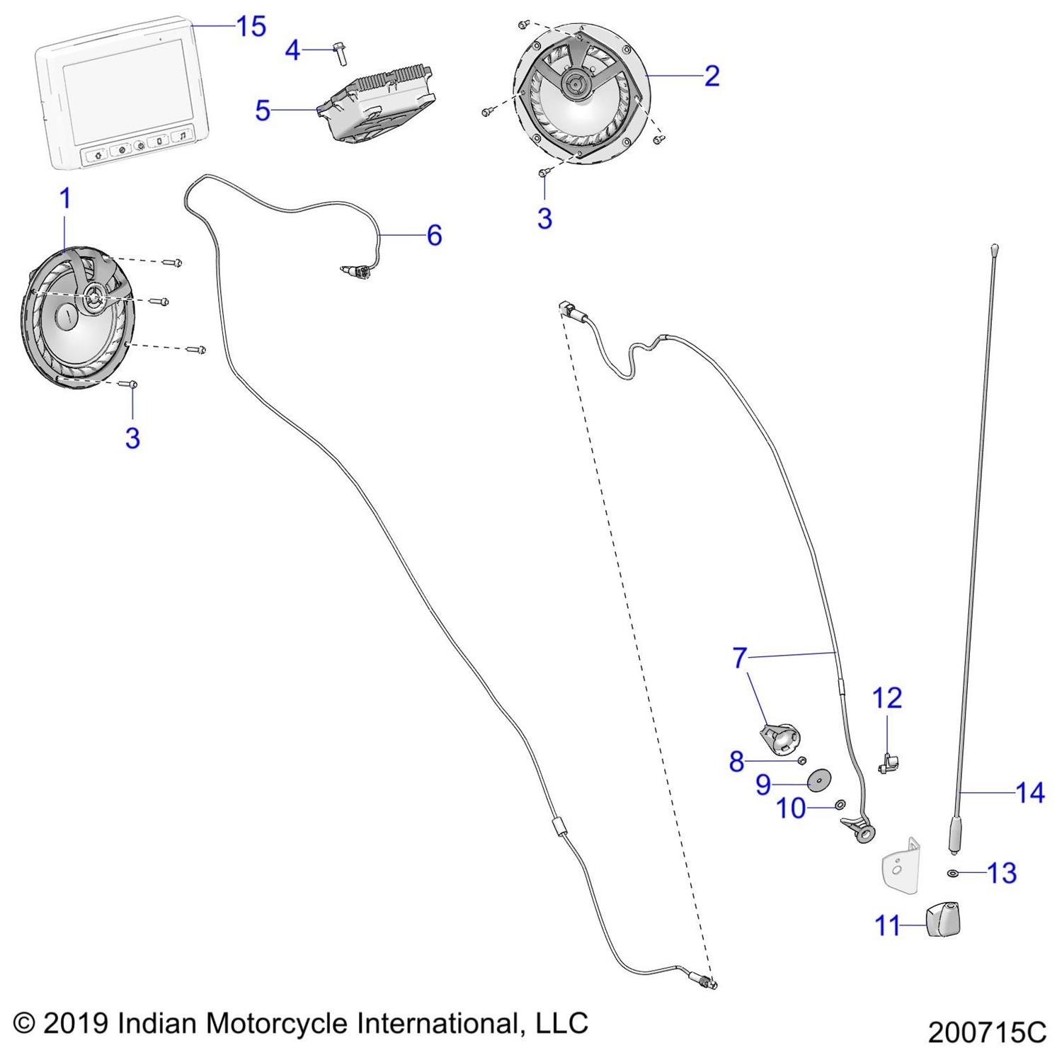 ANTENNA, MAST, 33''