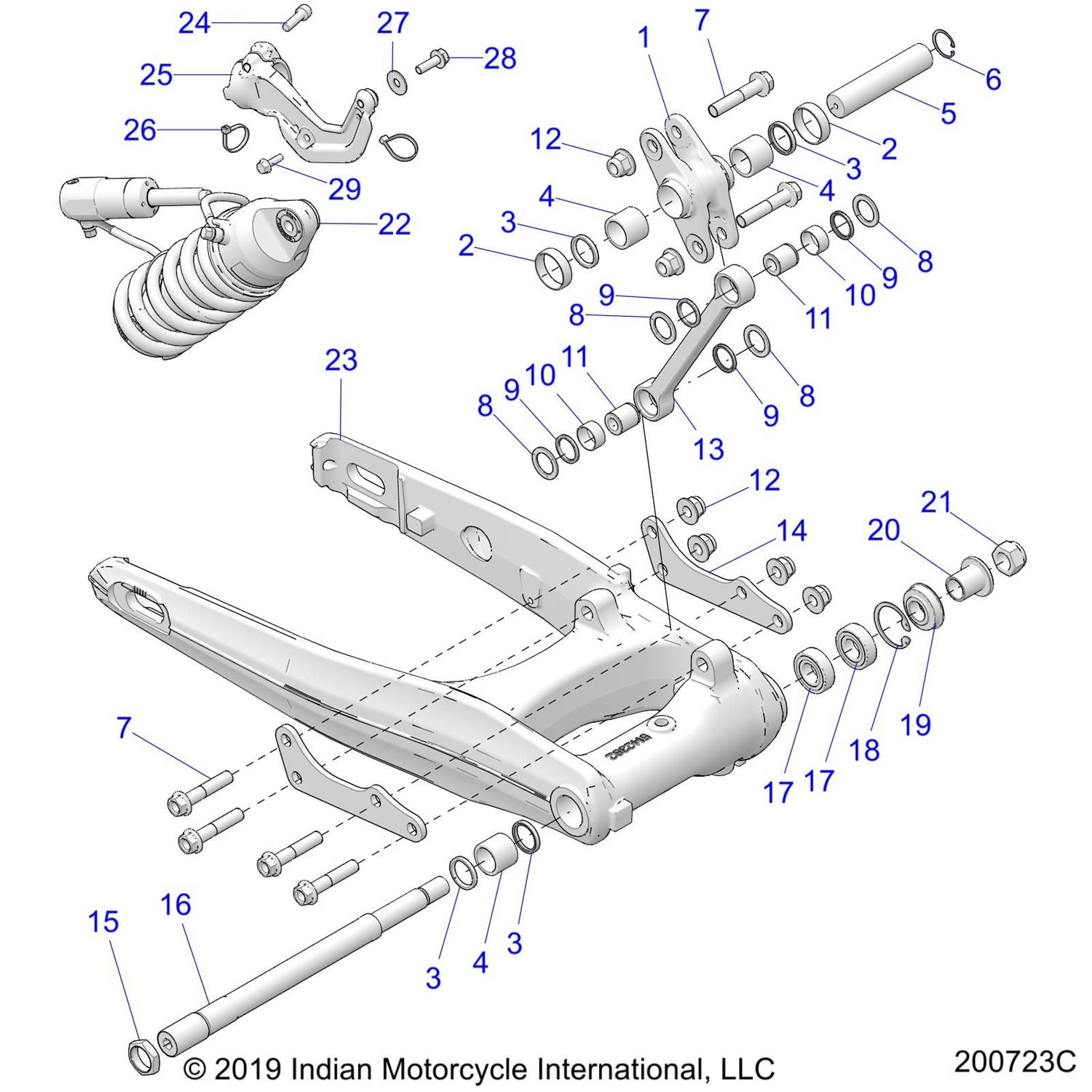 SCREW-M6X1.0X20-HX/FL-Y/D