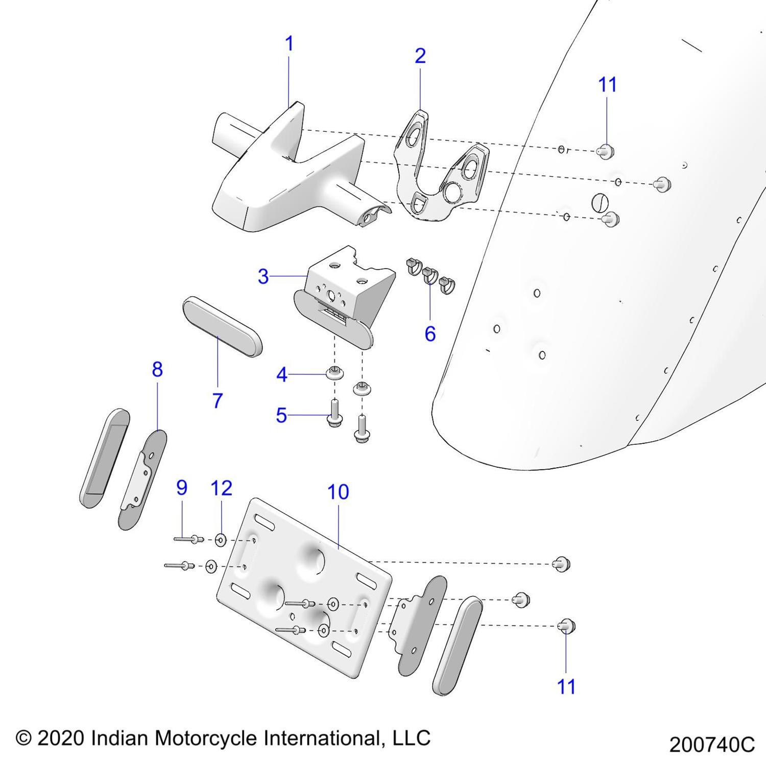 SLEEVE-TURNSIGNAL MOUNT