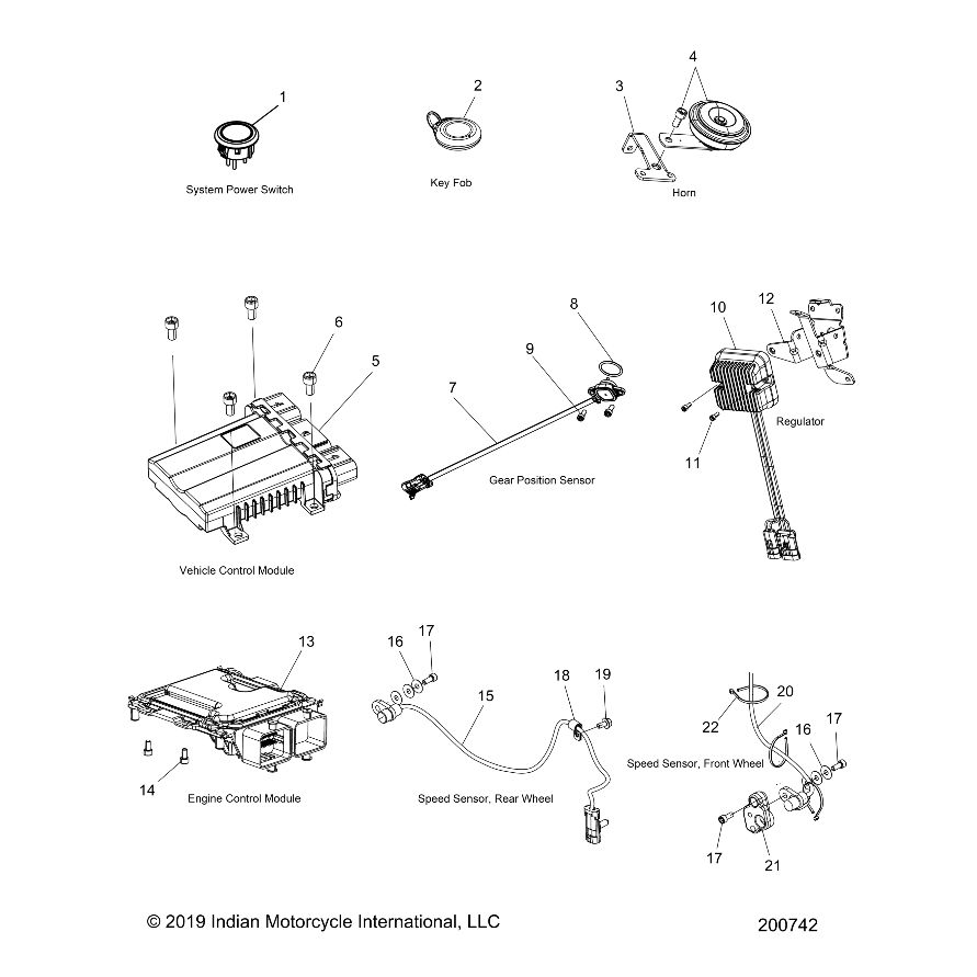 SENSOR, WHEEL SPEED, REAR