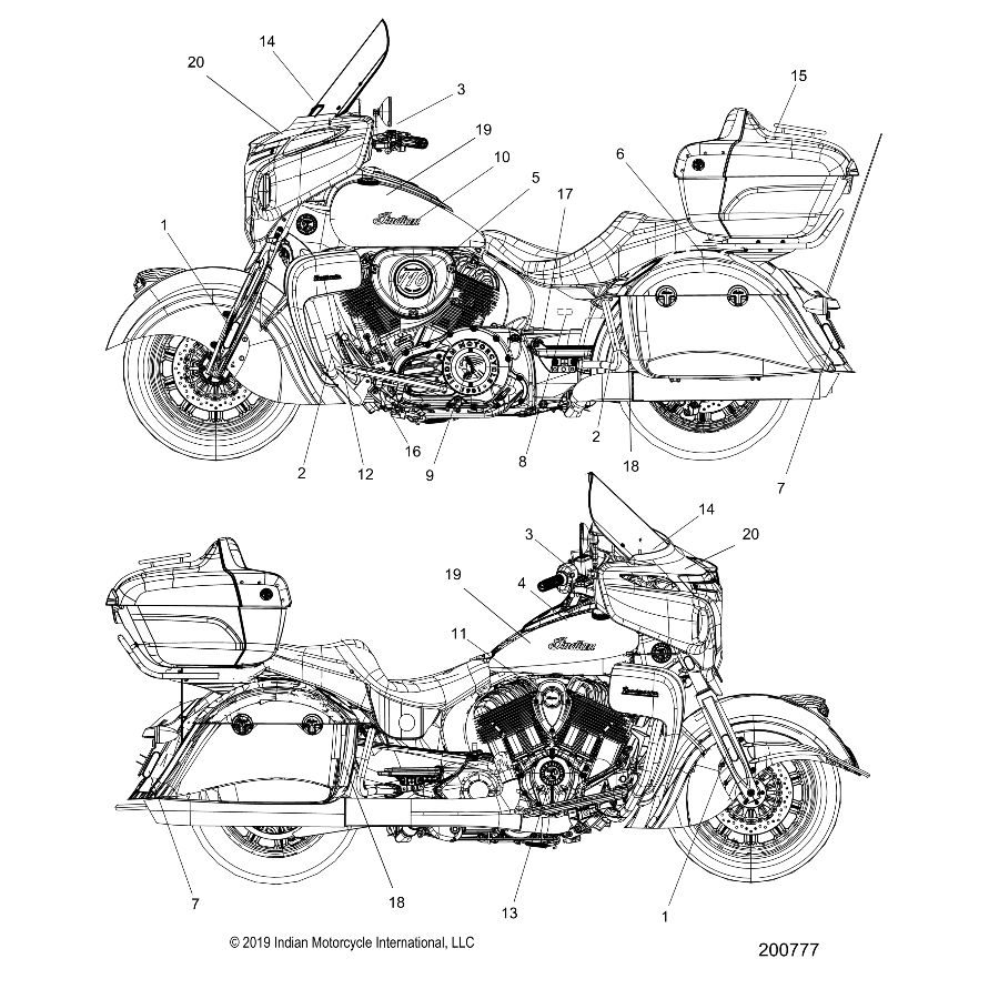 DECAL, FAIRING STORAGE