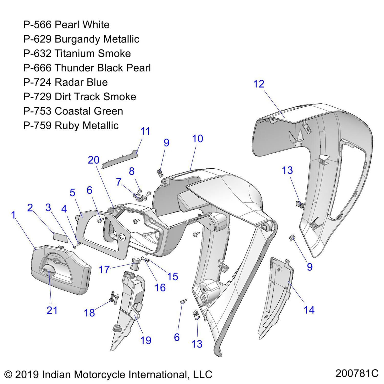 FAIRING, LOWER,OUTER, RH