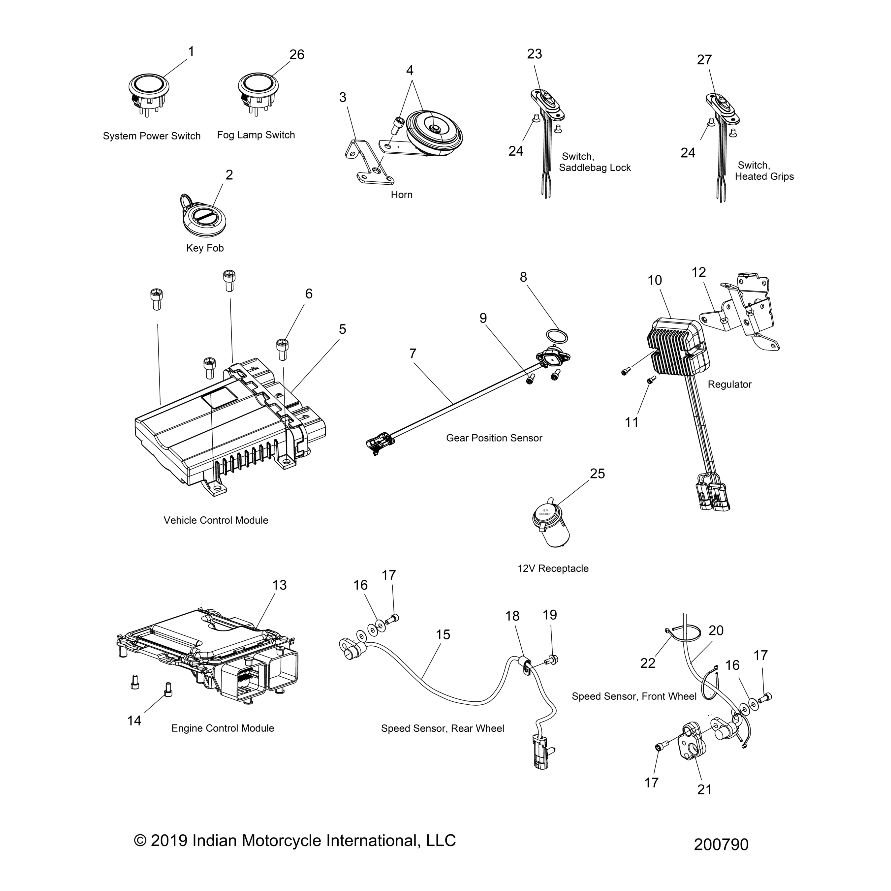 SWITCH, HEATED GRIPS