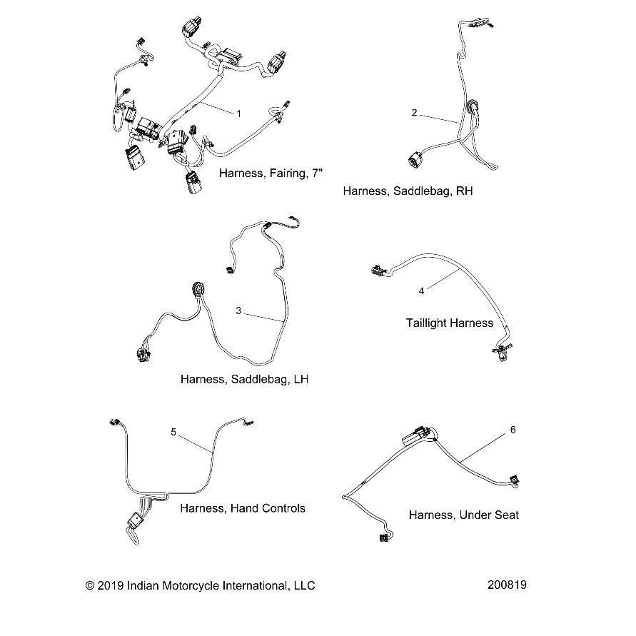 HARNESS-TAIL LAMPS ECE,V2 [INTL.]