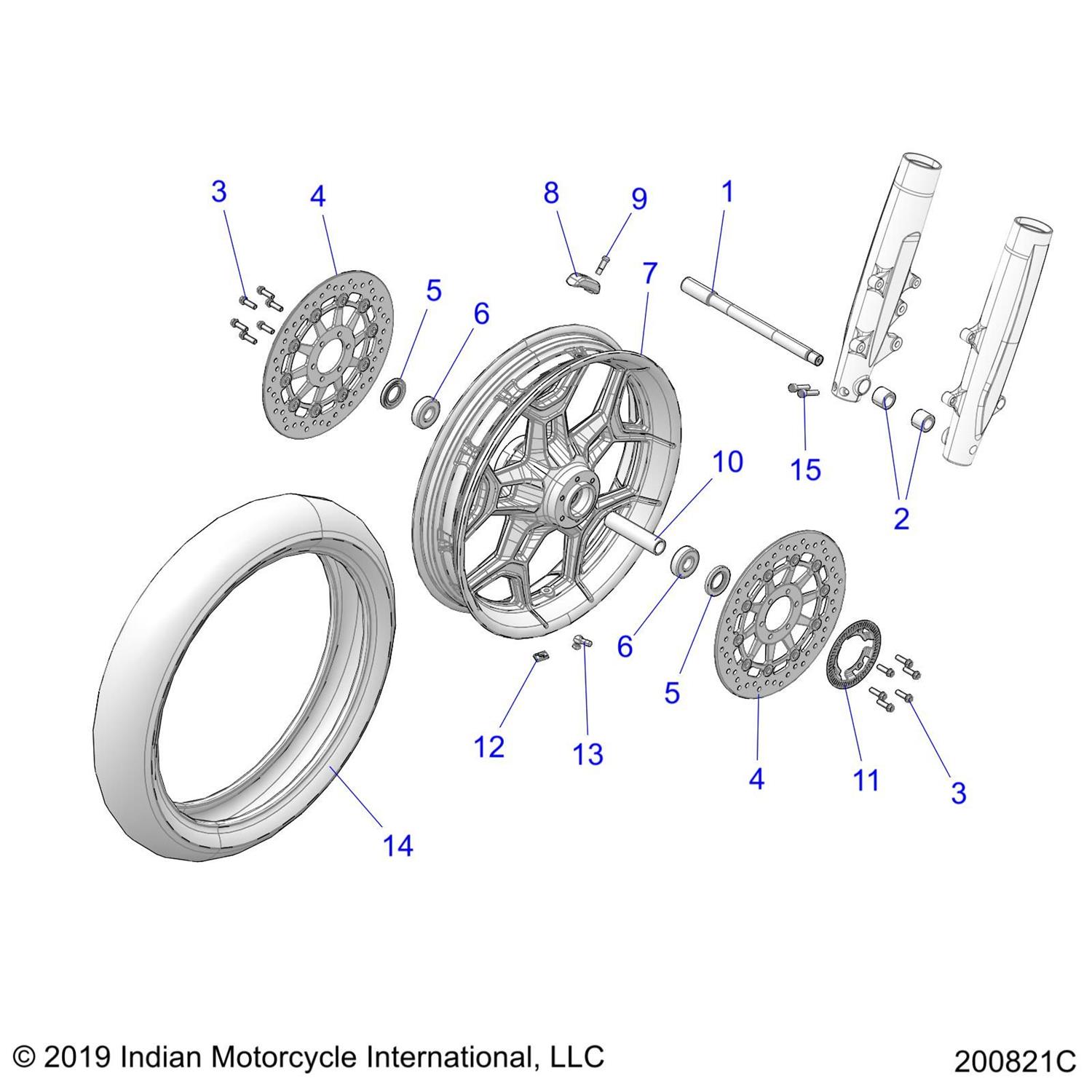 SPACER, BEARING, FRT. WHEEL