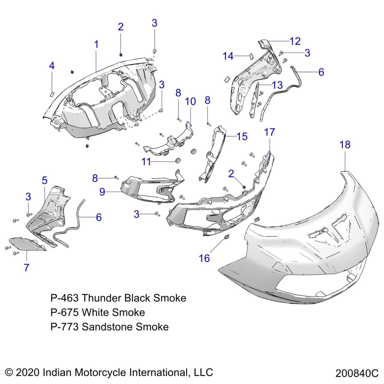 FAIRING-OUTER,PWHTSMK