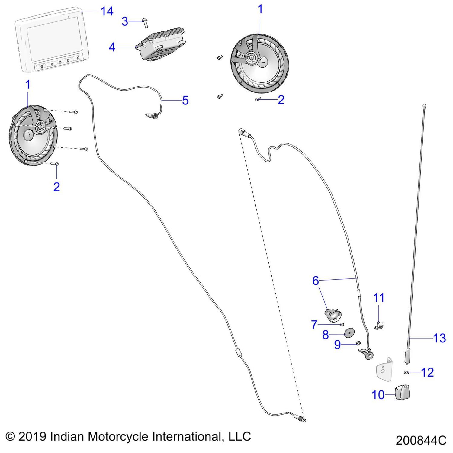 HARNESS, AM/FM ANTENNA (INCL. BOOT)