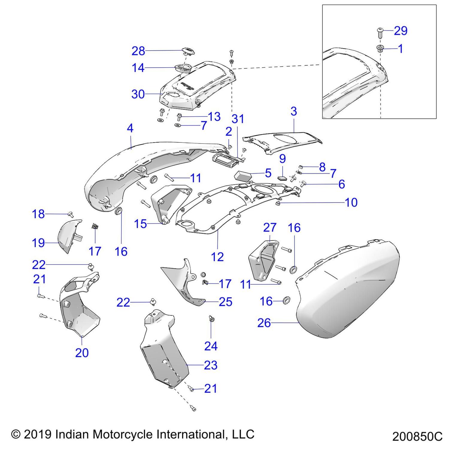 BEZEL-AIRBOX,TOP,TXT