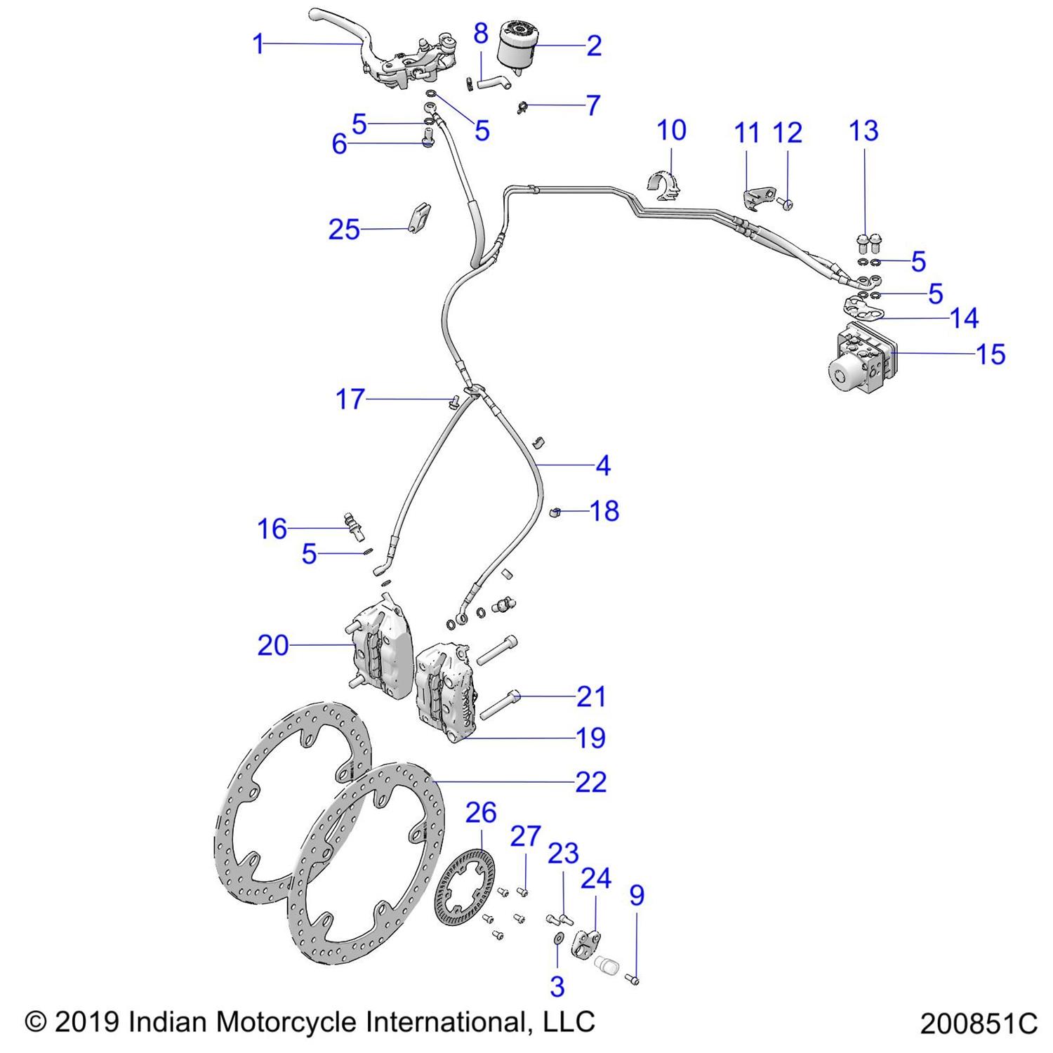 CLIP-BRAKE,TWO-WAY