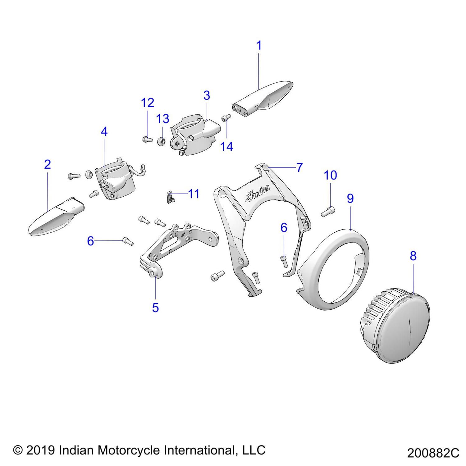 ASM-HEADLIGHT,LED