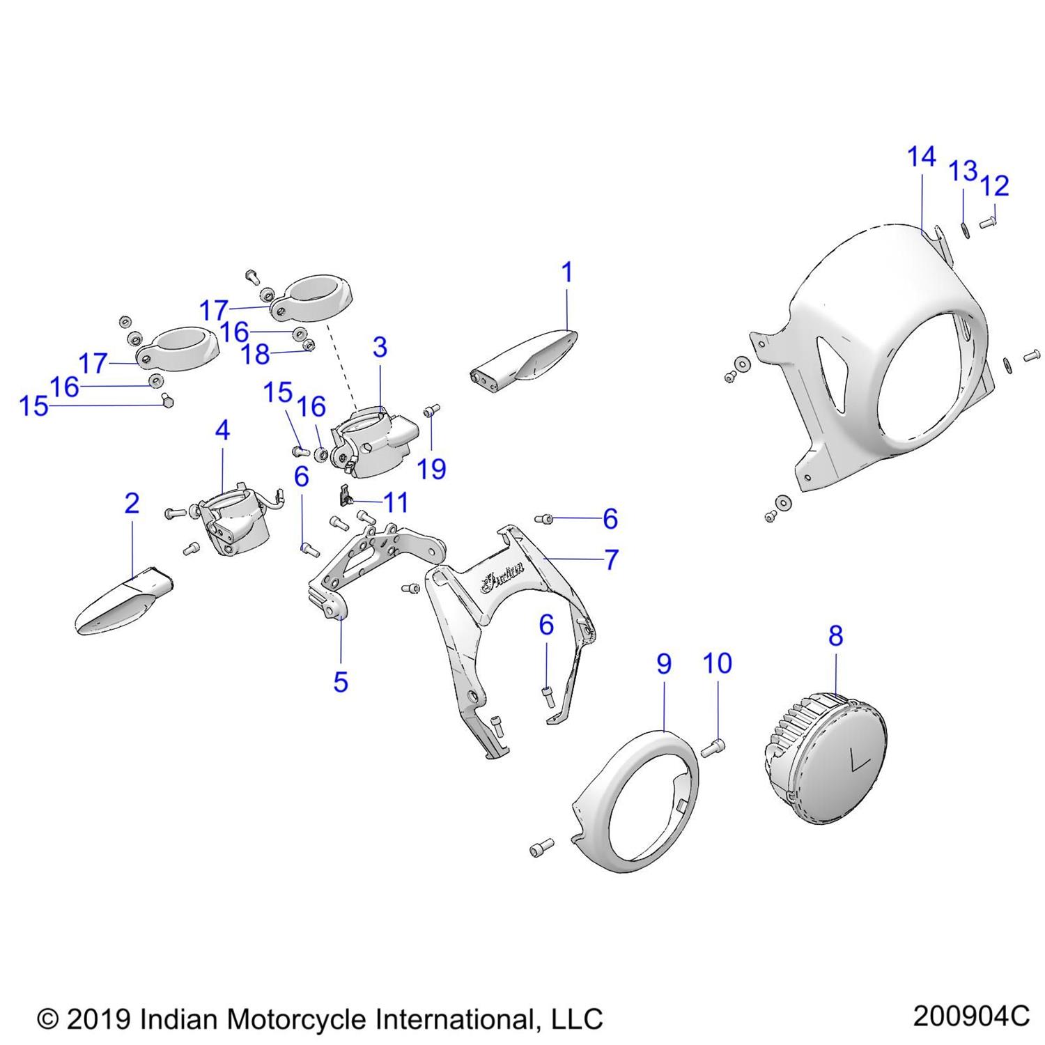 SLEEVE-TURNSIGNAL MOUNT