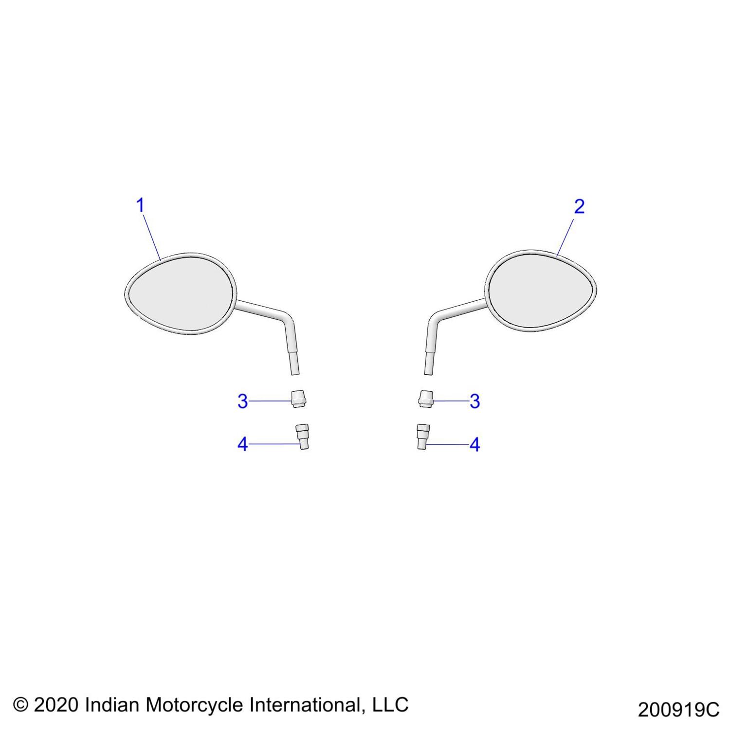 NUT-JAM, MIRROR,LH THRD, CHROME